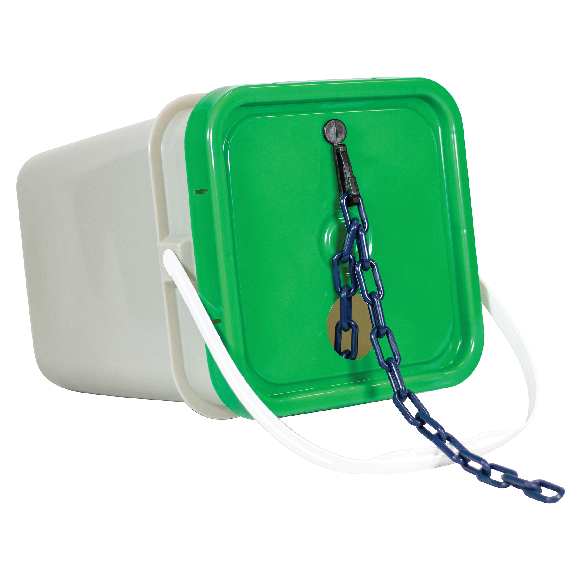Mr. Chain Plastic Safety Chain — 1.5in. x 300ft., Cobalt Blue, High-Density Polyethylene, UV Resistant, Model# 30066-P